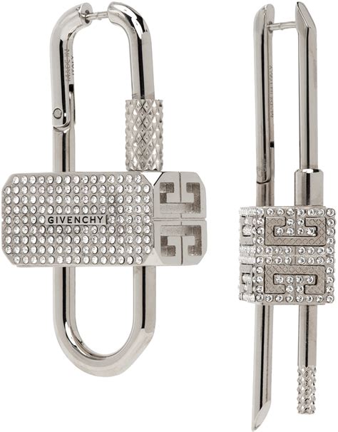 givenchy crystal earrings 13ever|Givenchy earrings.